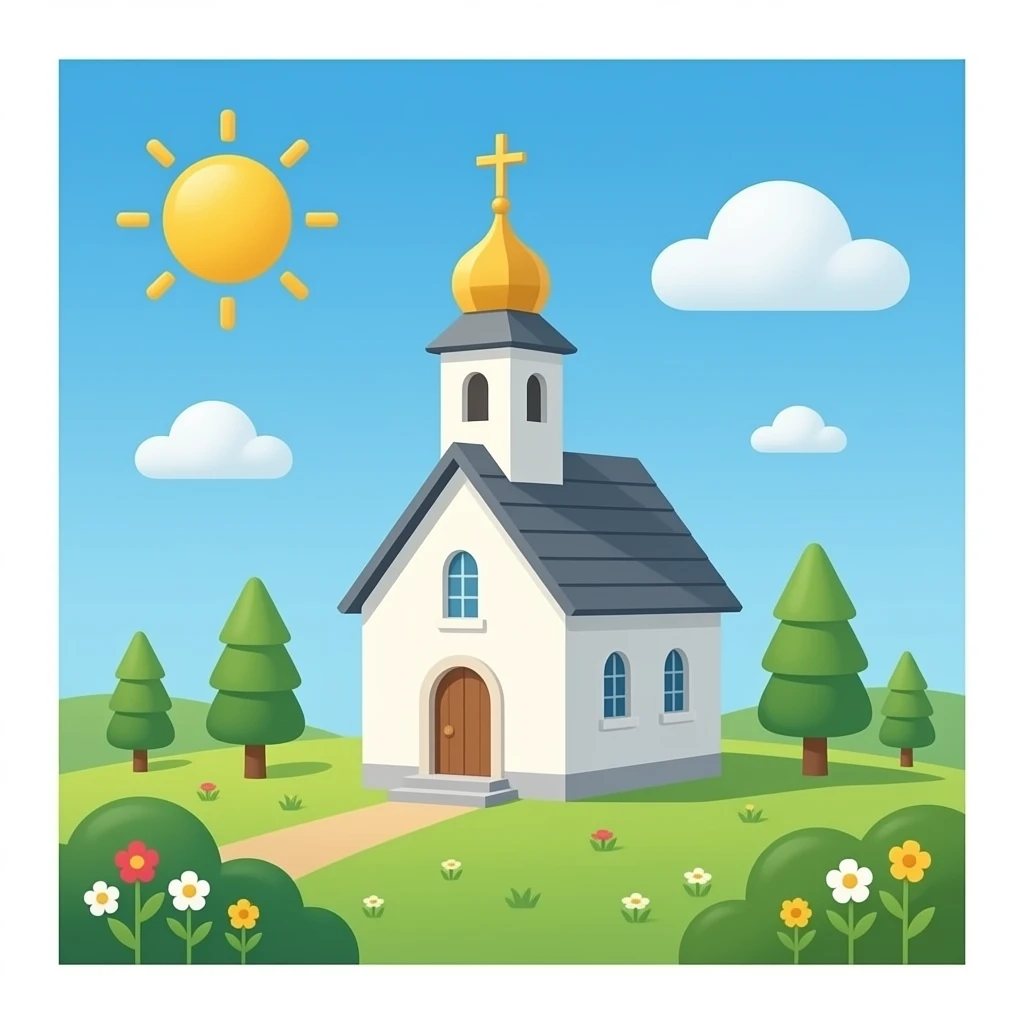 small Orthodox church emoji