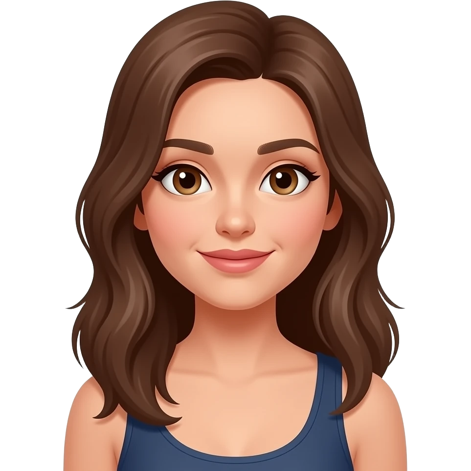 Аватарка Женская молодая стильный симпатичная девушка emoji