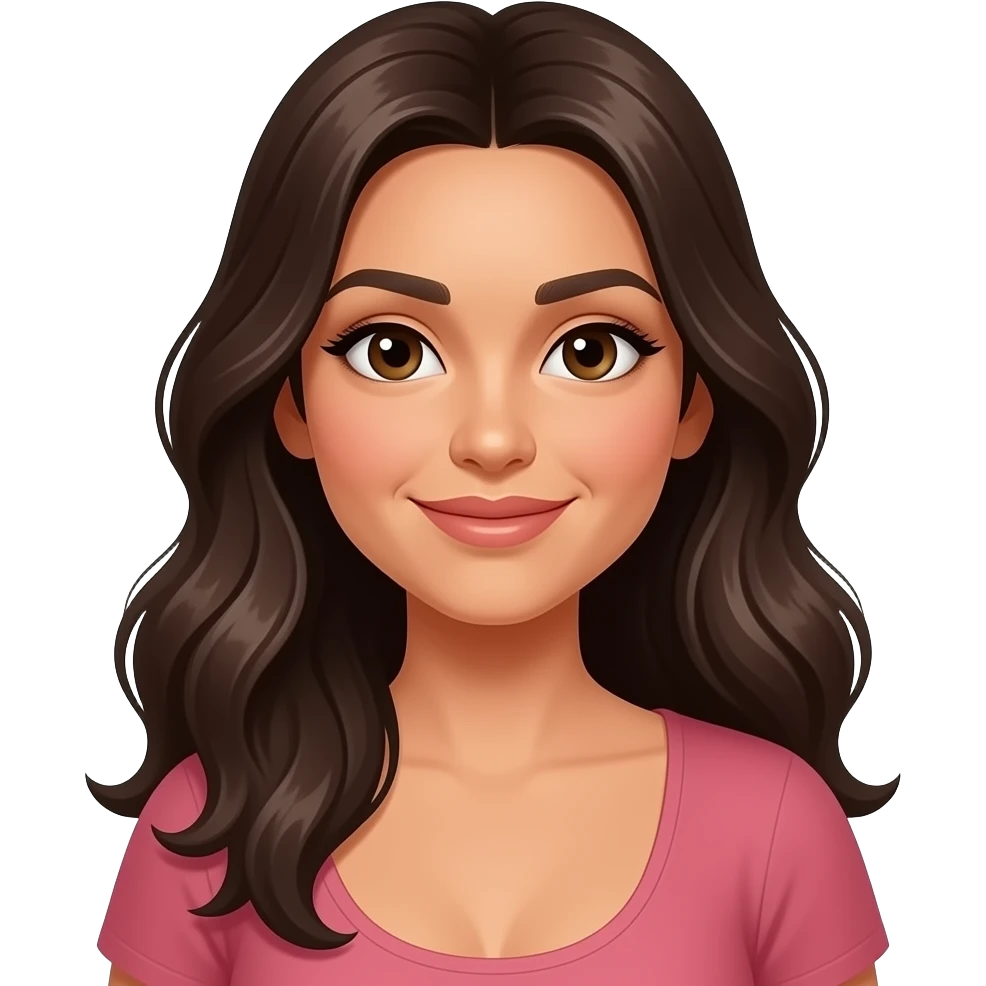 Latina in love emoji