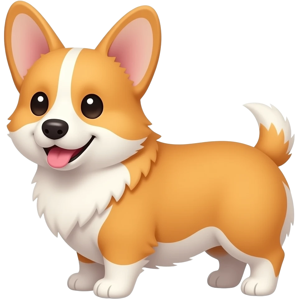 귀여운 똥개를 만들어줘 emoji