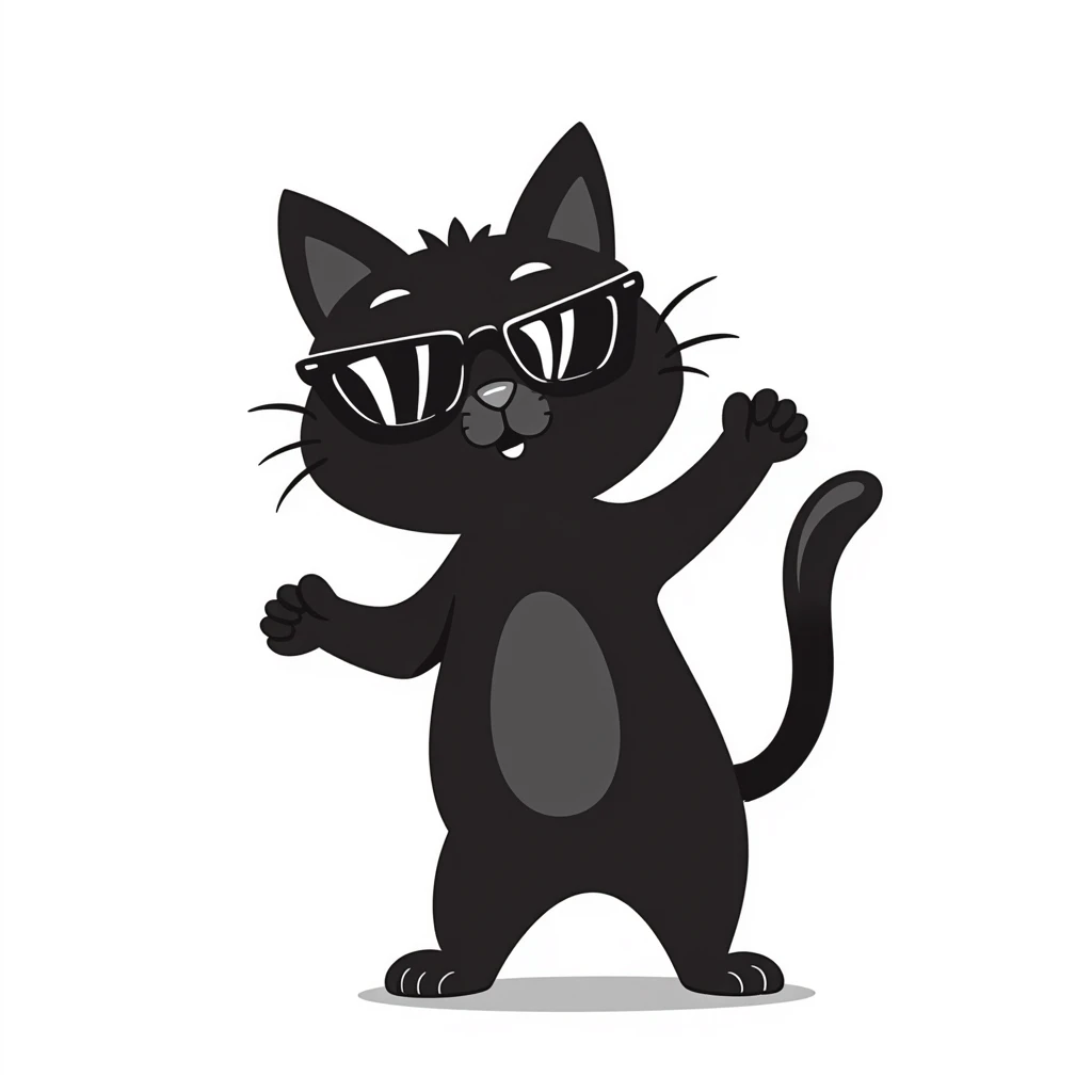 cat wearing sunglasses emoji