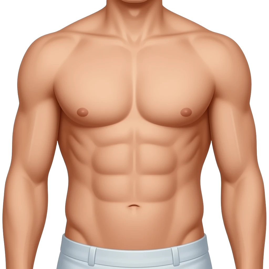 waist and under of naked man emoji