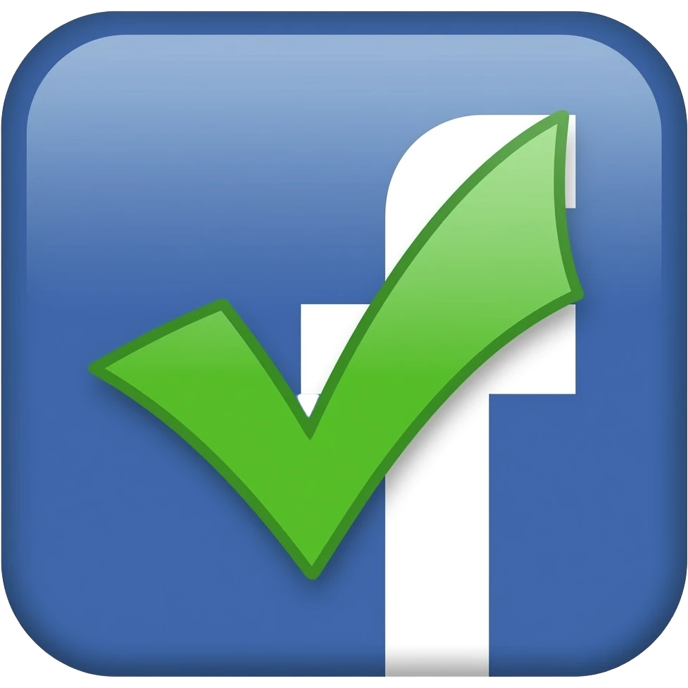 Facebook verification badge emoji