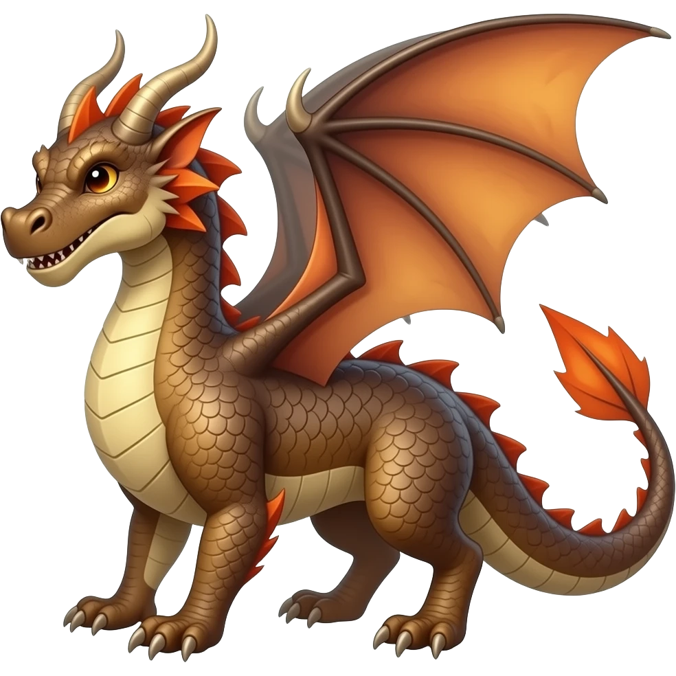 un dragón emoji