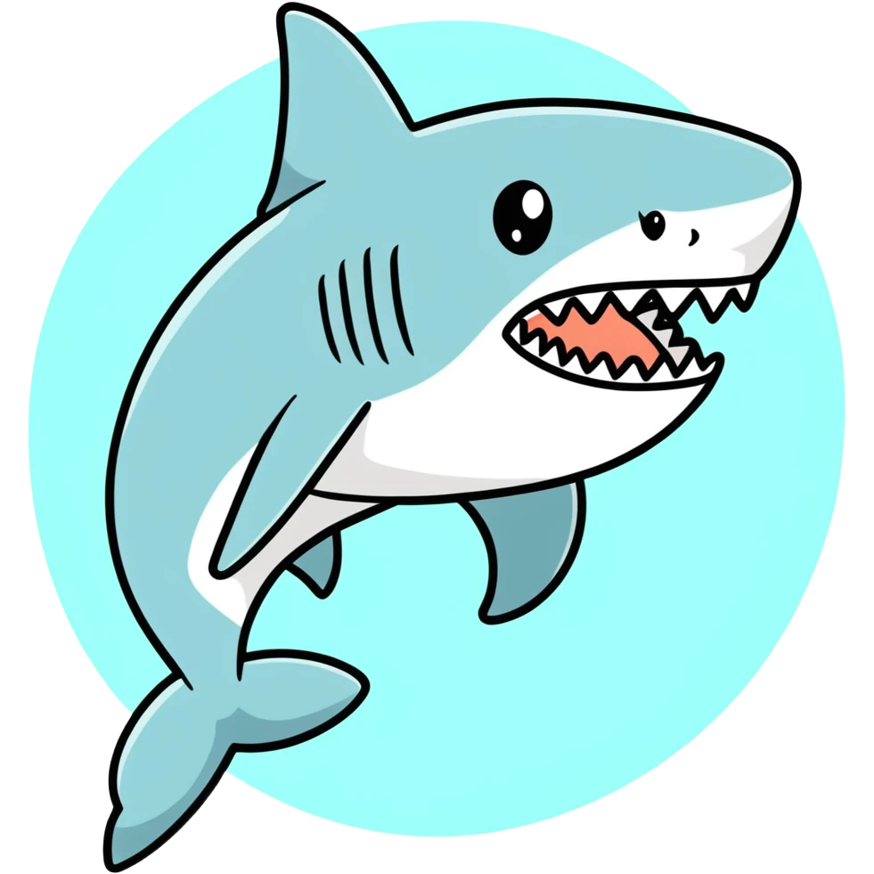 Shark bite emoji