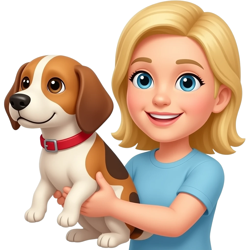 🐕+ 👱🏼  = coleira emoji