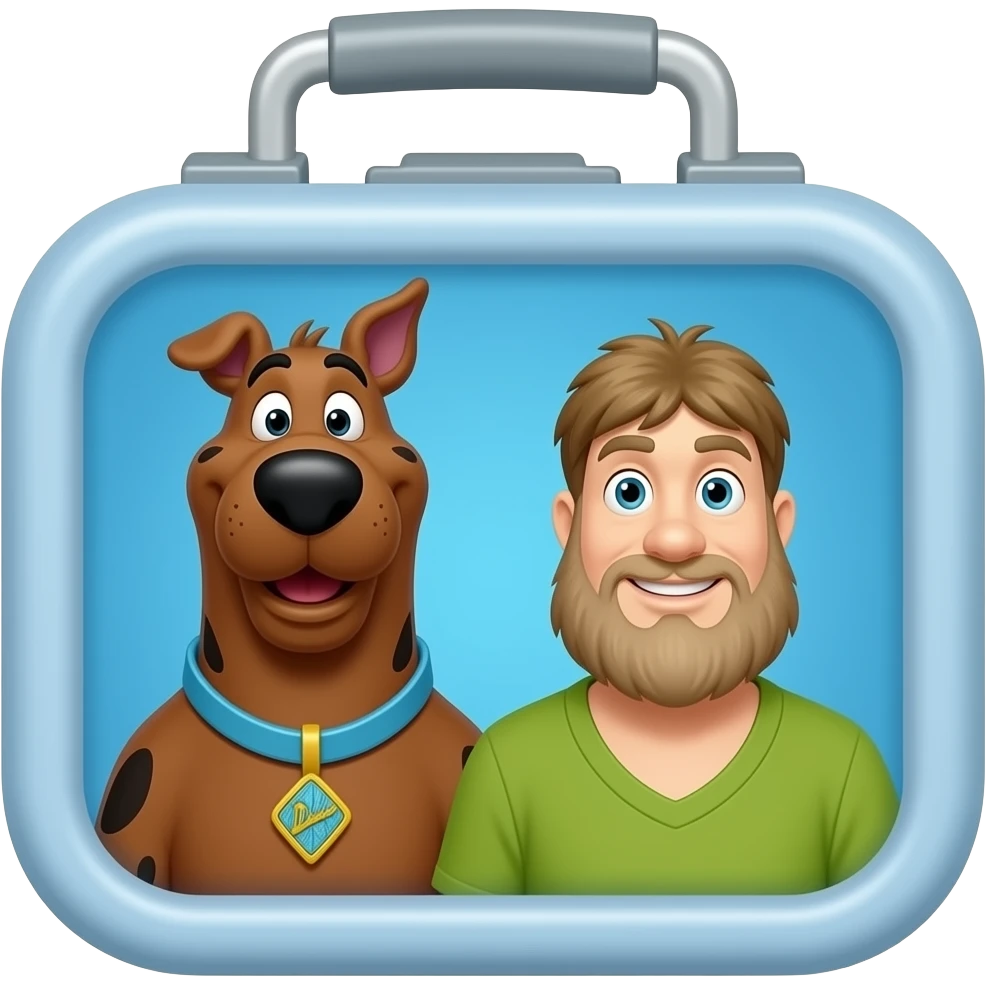 lonchera de scuby Scooby  y Shaggy emoji