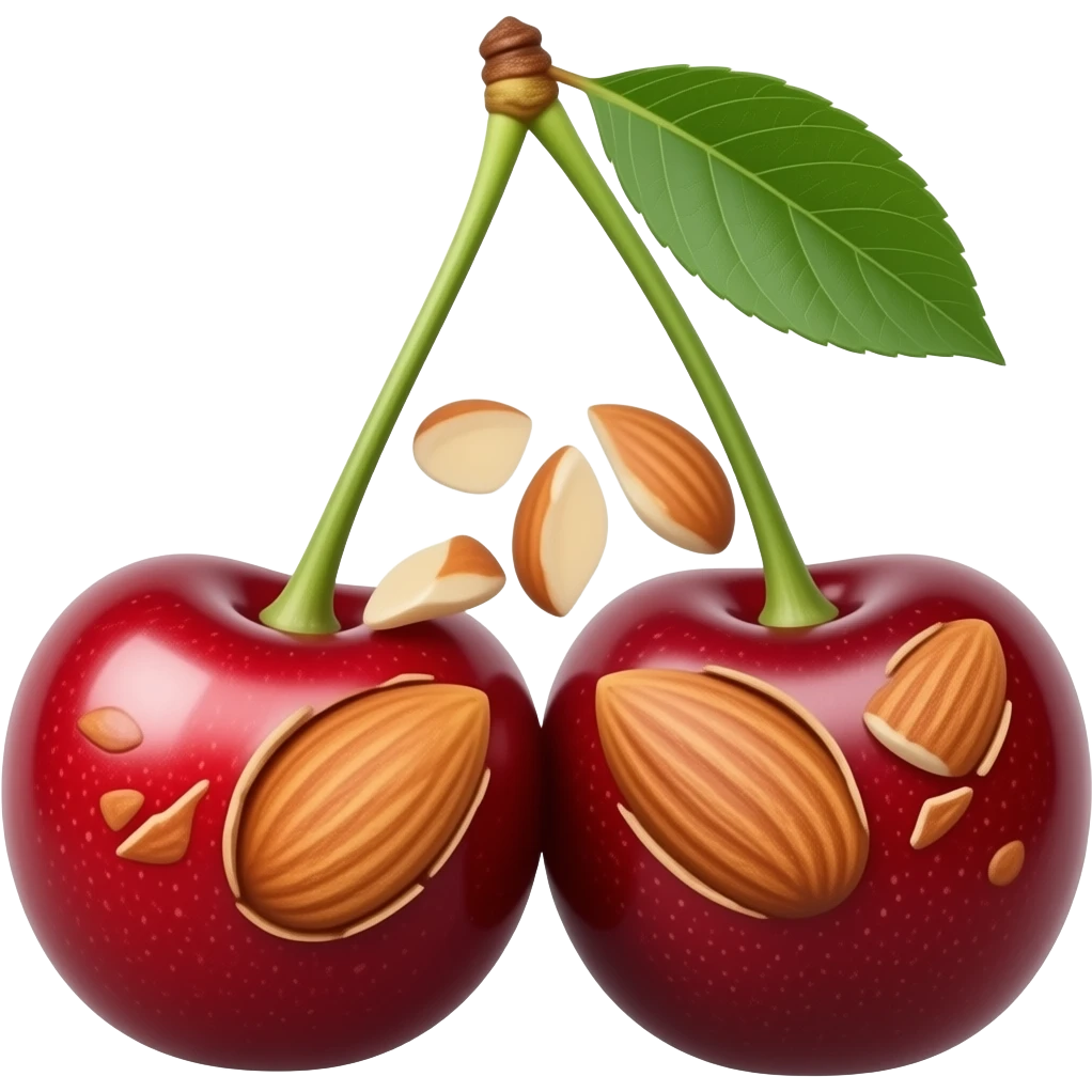 Nunele almi pe cireasa emoji