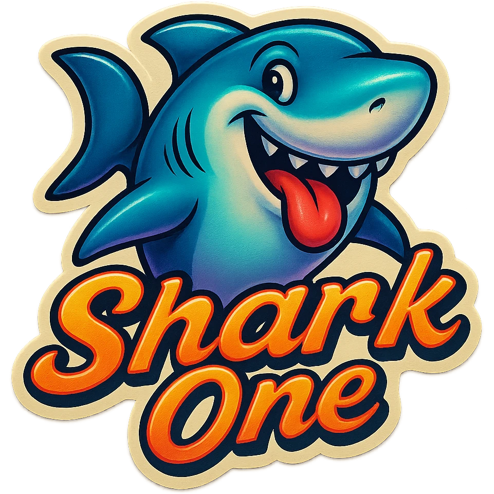 Smiling with tongue sticking out
Add the words Shark One emoji