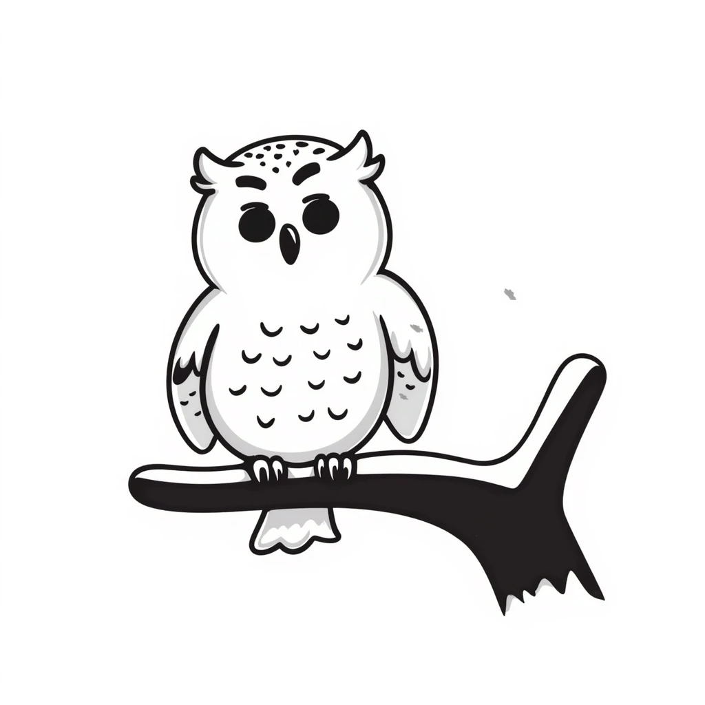 Snowy owl emoji