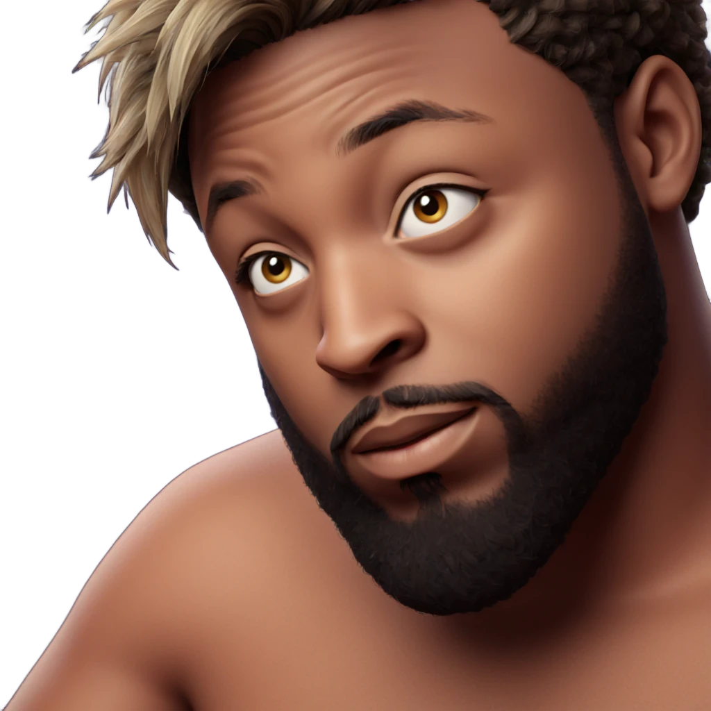 bearded boy portrait close up emoji