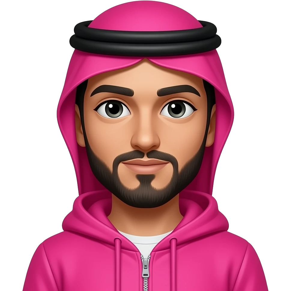 arab emo pink emoji