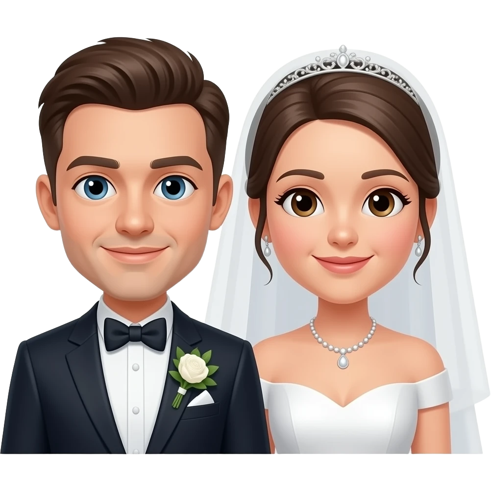 Gay wedding emoji