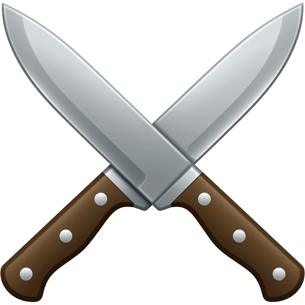 one knife facing towords right emoji one knife emoji