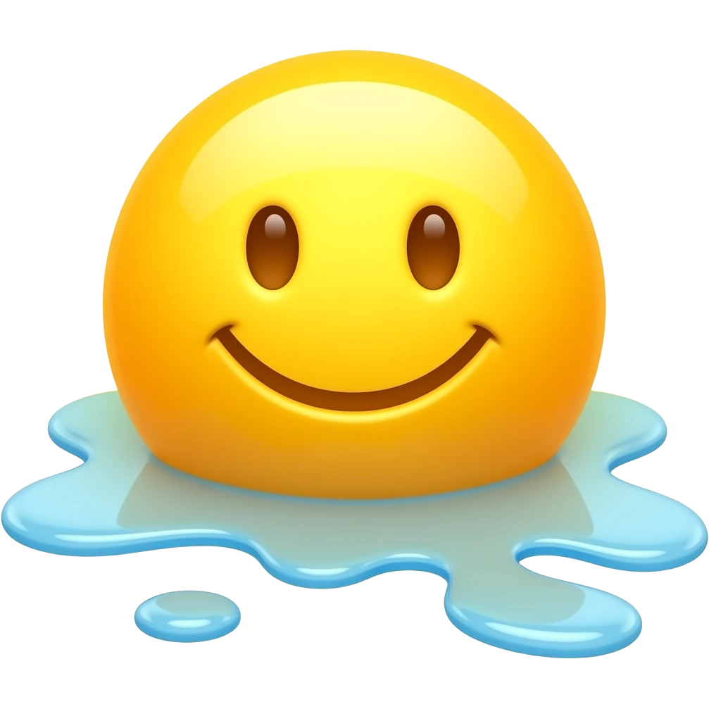je veux des emoji soleil qui fond avec le sourire simple emoji