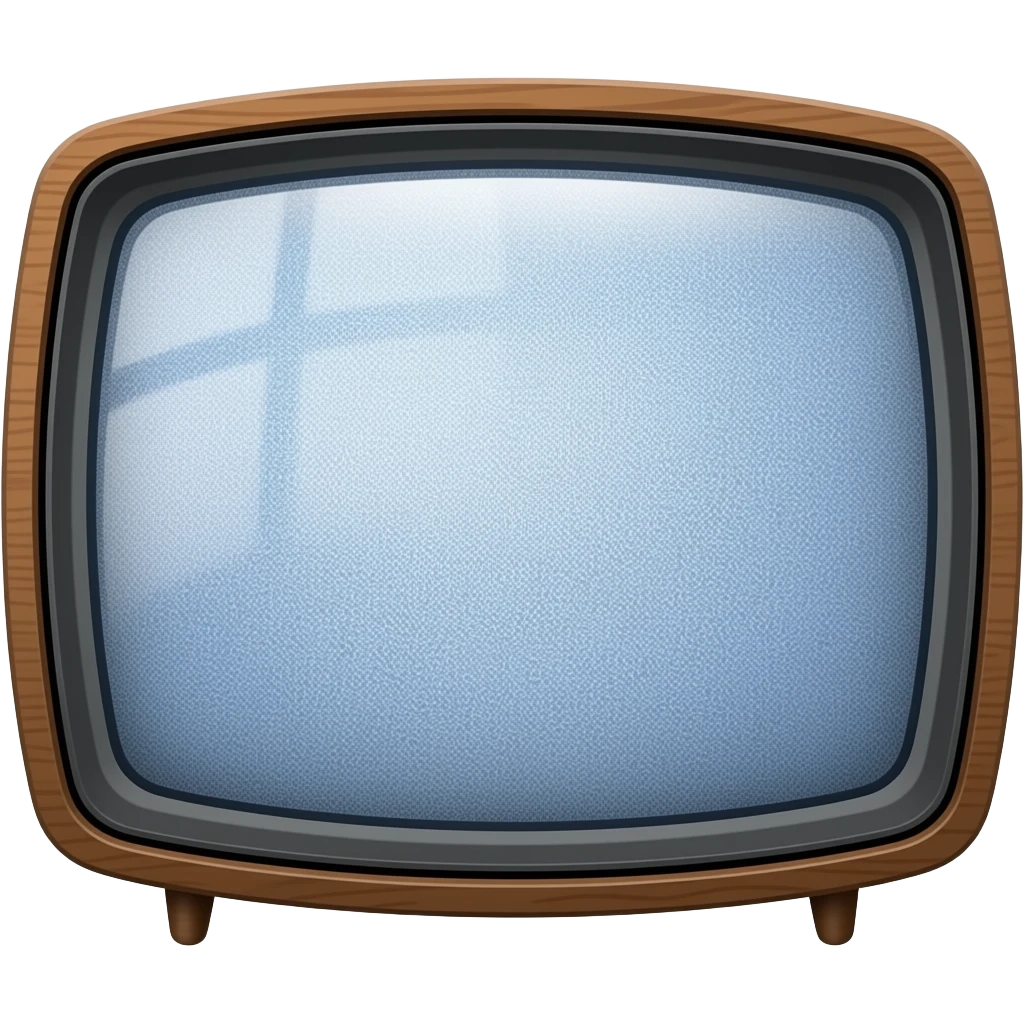 Noise static on TV emoji