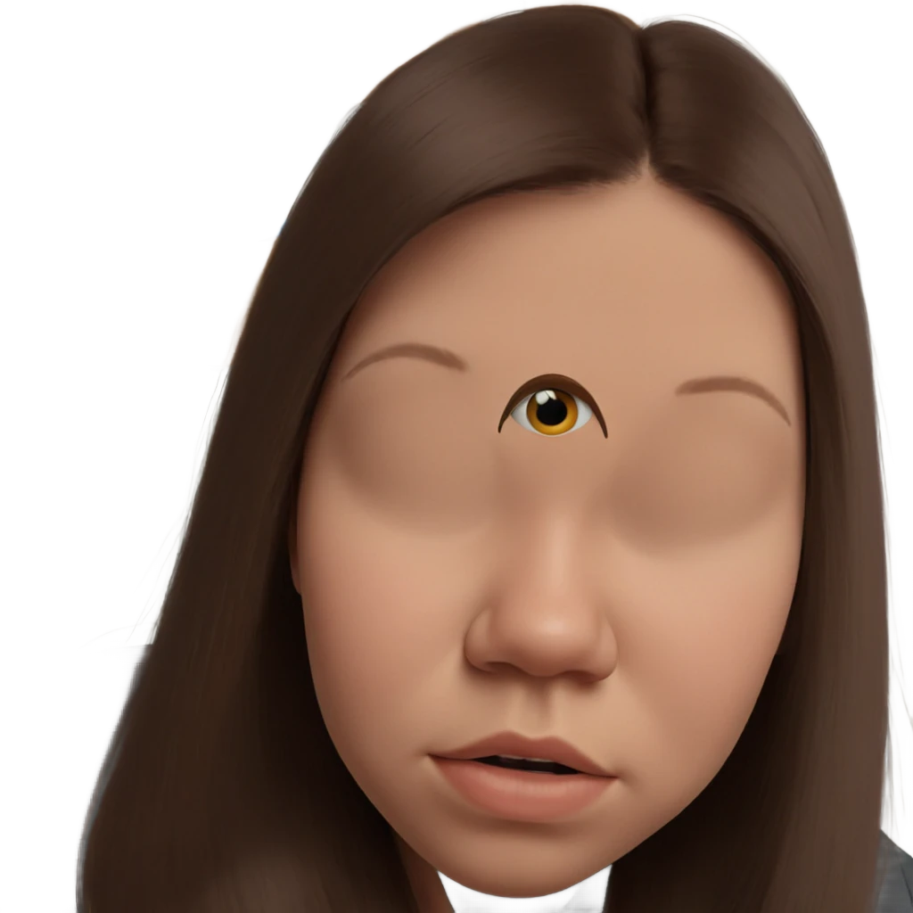 realistic portrait of woman emoji