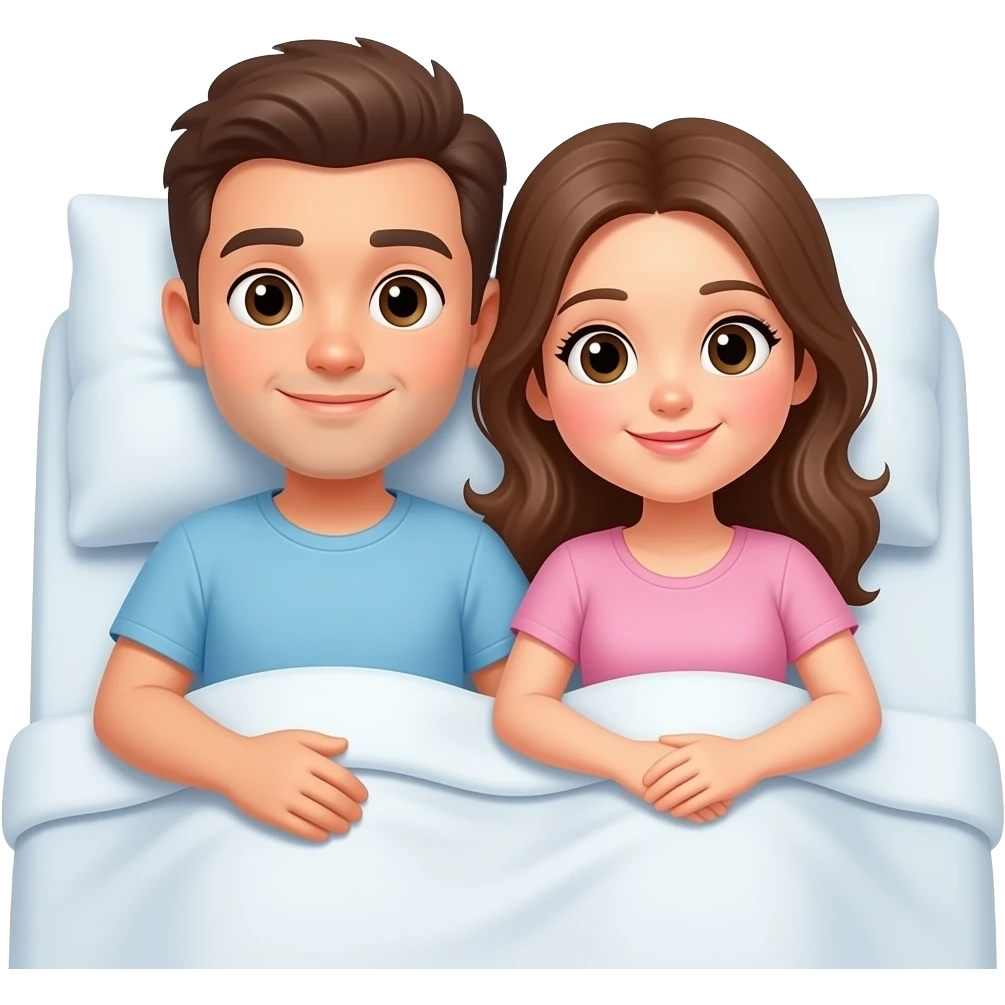 guy with girl in bed emoji