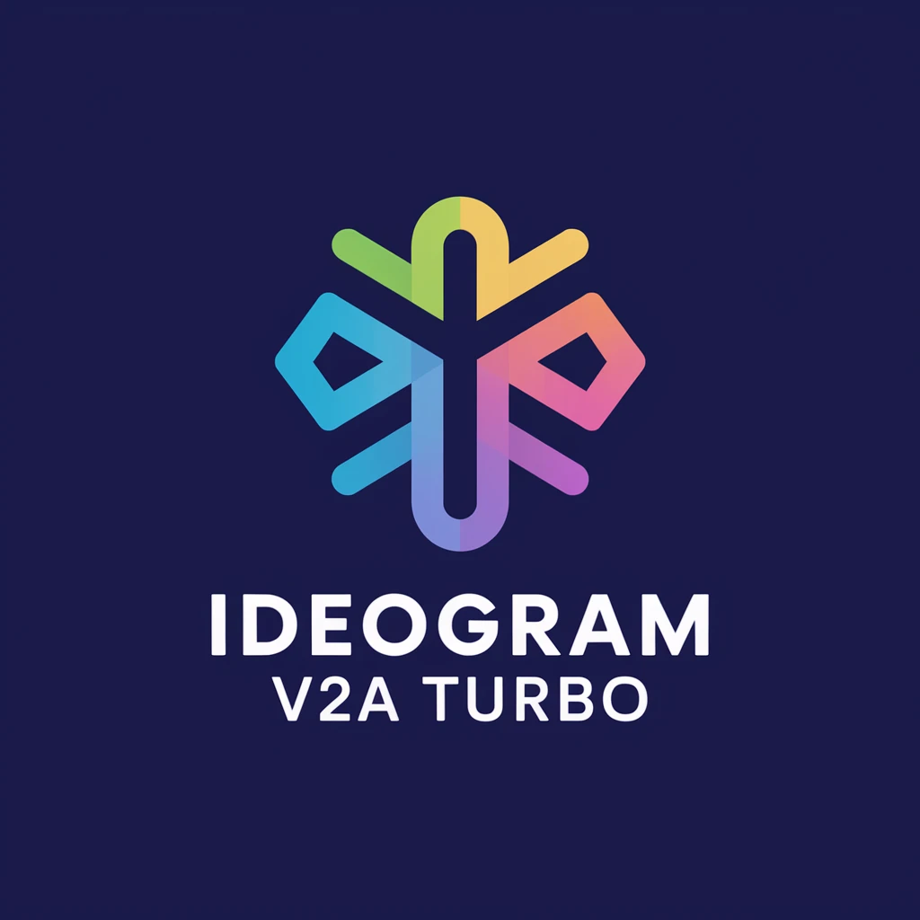 make a colorful logo of "Ideogram V2a Turbo" emoji