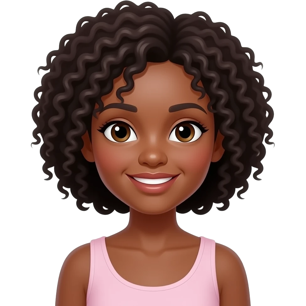 cute black woman emoji