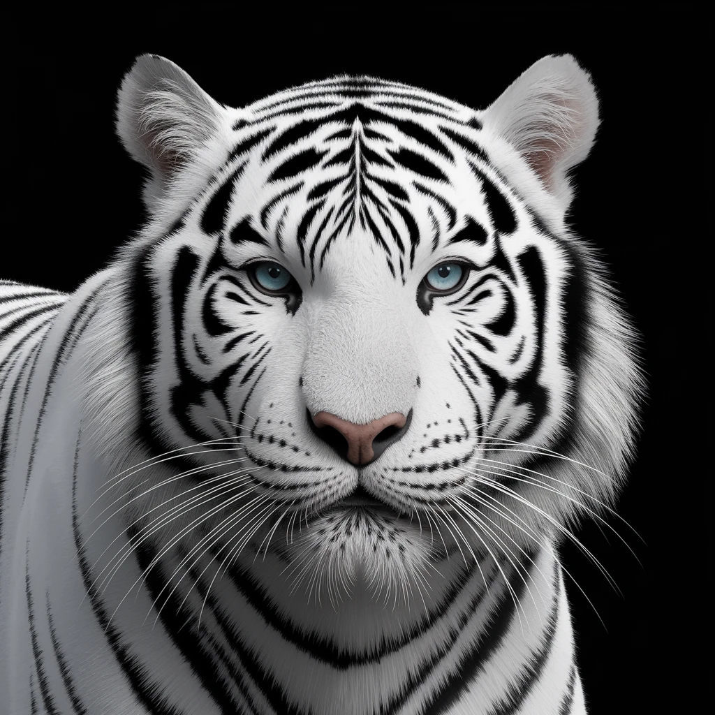 White tiger emoji