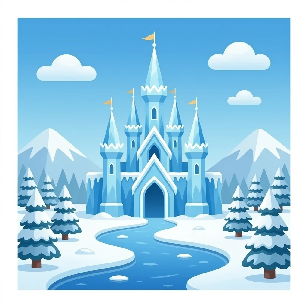 quiero que me hagas un reino de hielo emoji