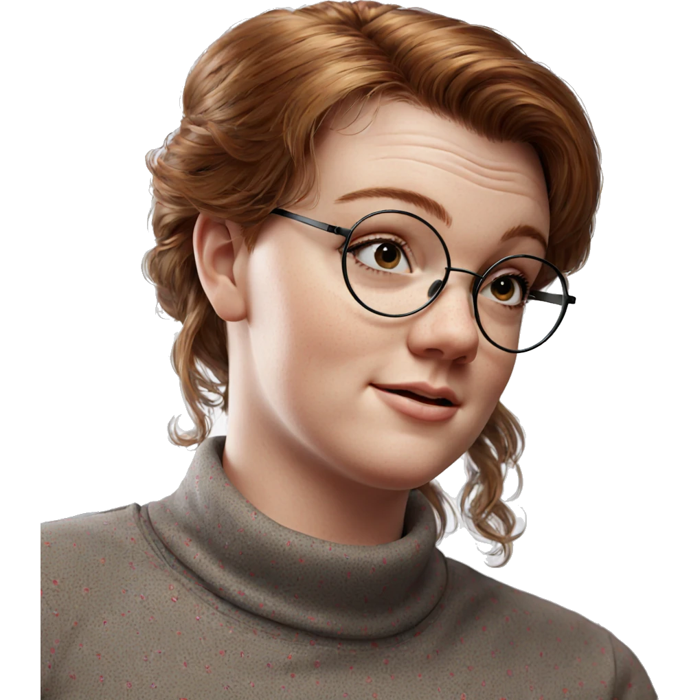 realistic portrait of a girl emoji