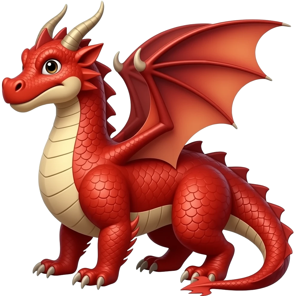 Red dragon emojii emoji