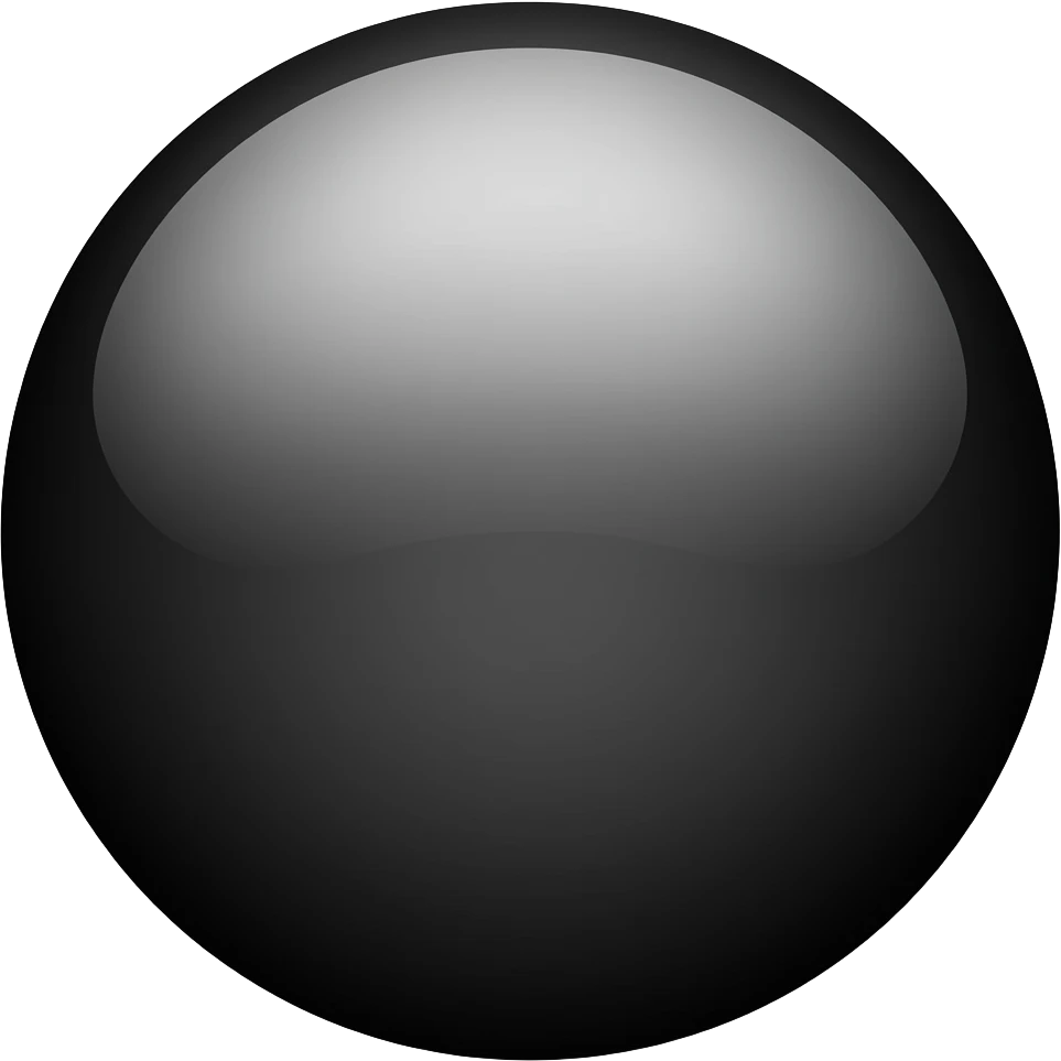 black circle emoji