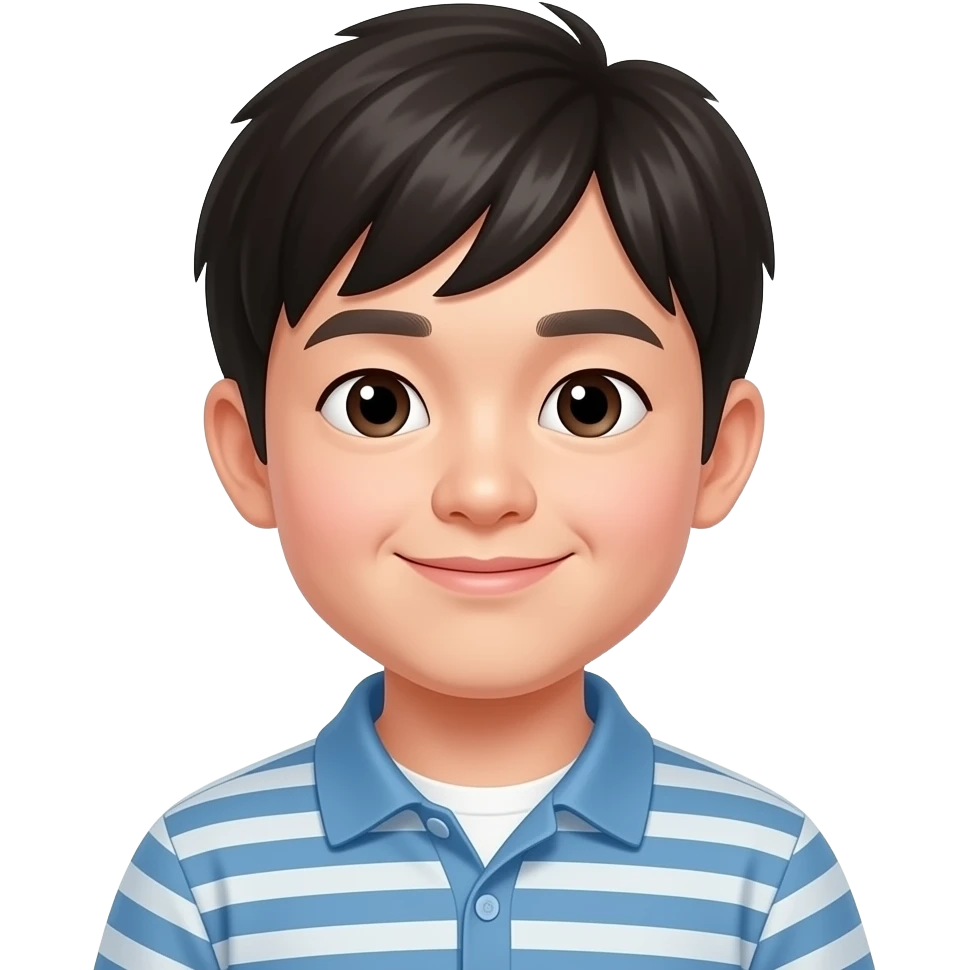 Korean Down syndrome boy emoji