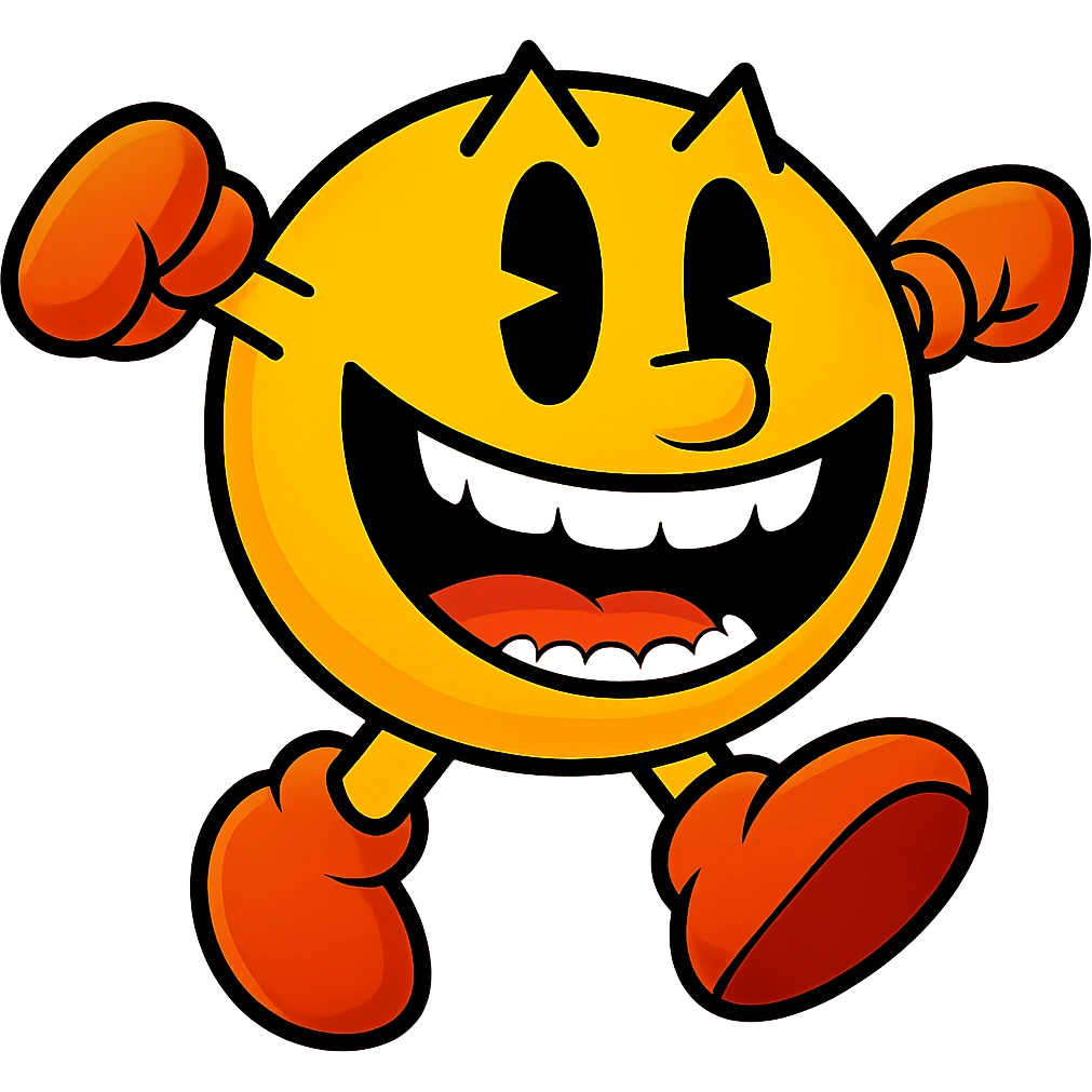 Add visible teeth to the character's mouth, keeping the style and quality the same as the original image. emoji