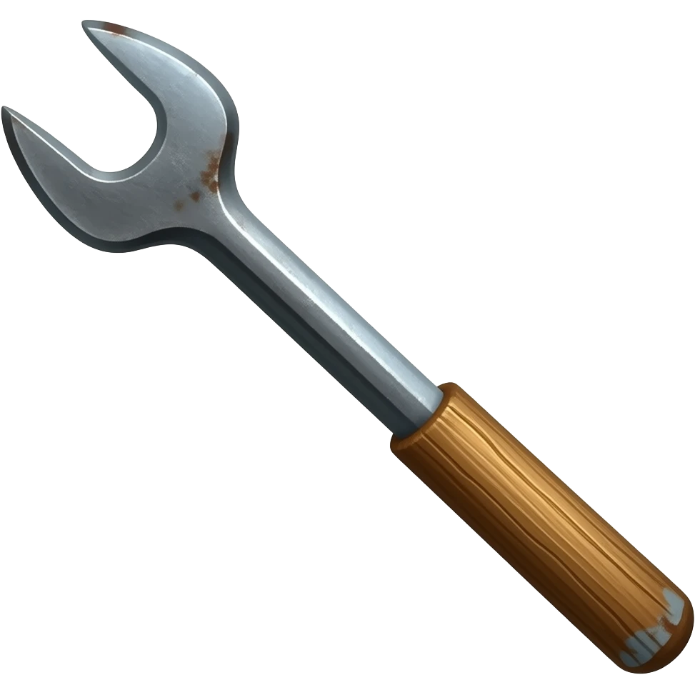 metal crowbar tool emoji