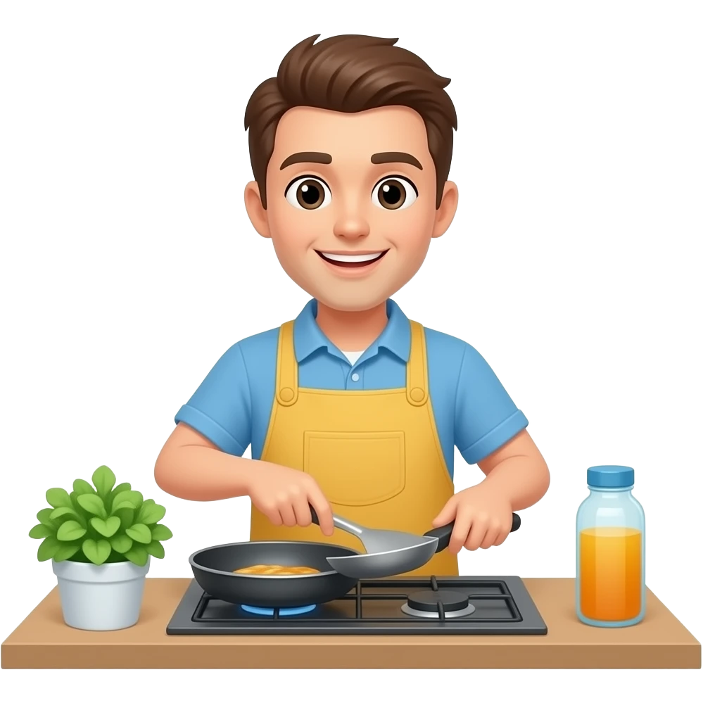 cocinar en casa emoji