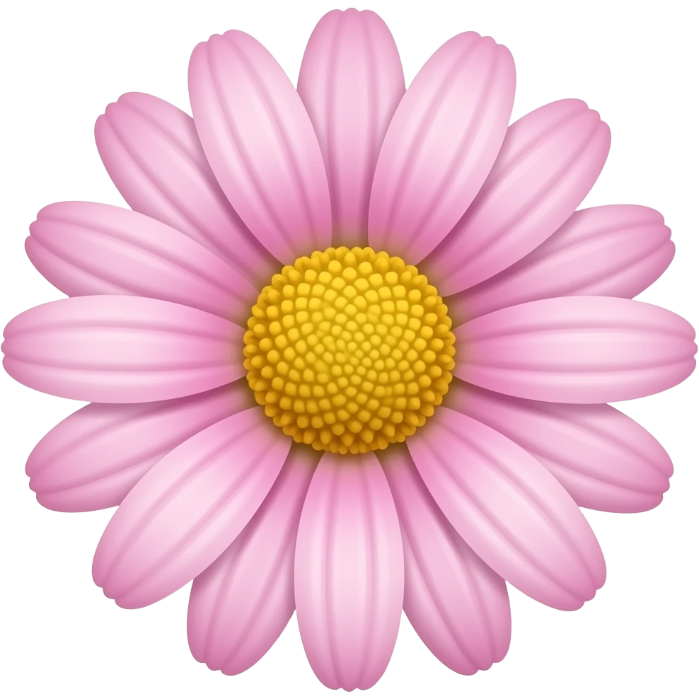 flor de margarita rosada emoji