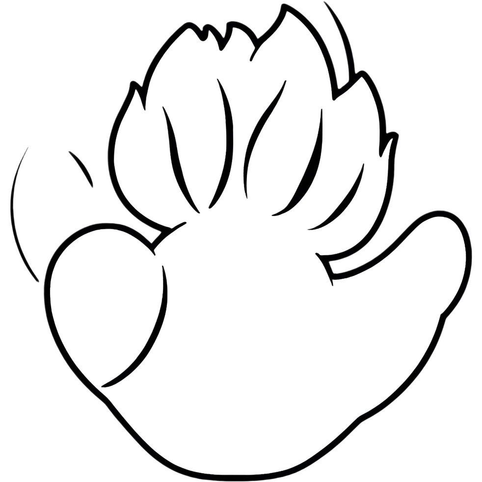 colored puppy paw print emoji