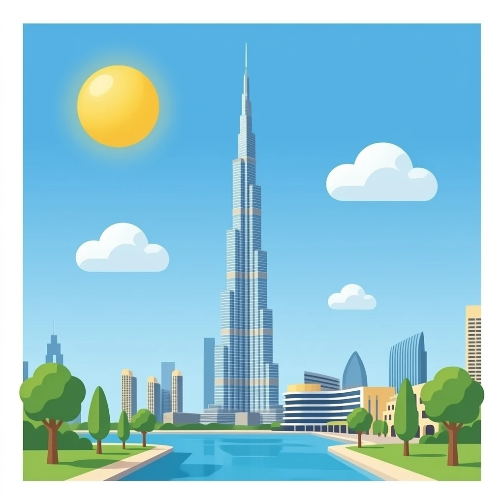 Burj khalifa emoji