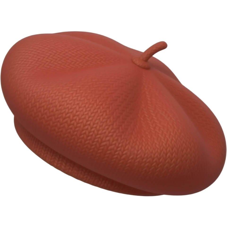Stand alone Red beret emoji emoji
