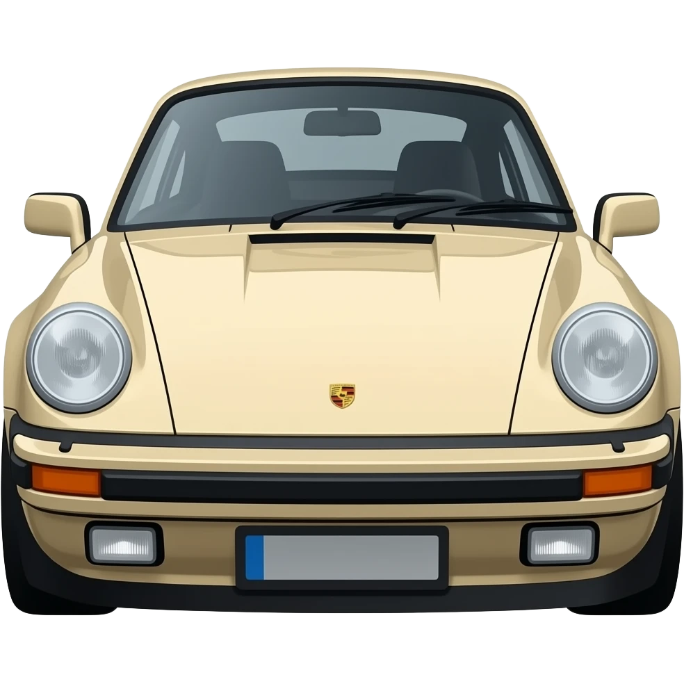 Beige Porsche emoji