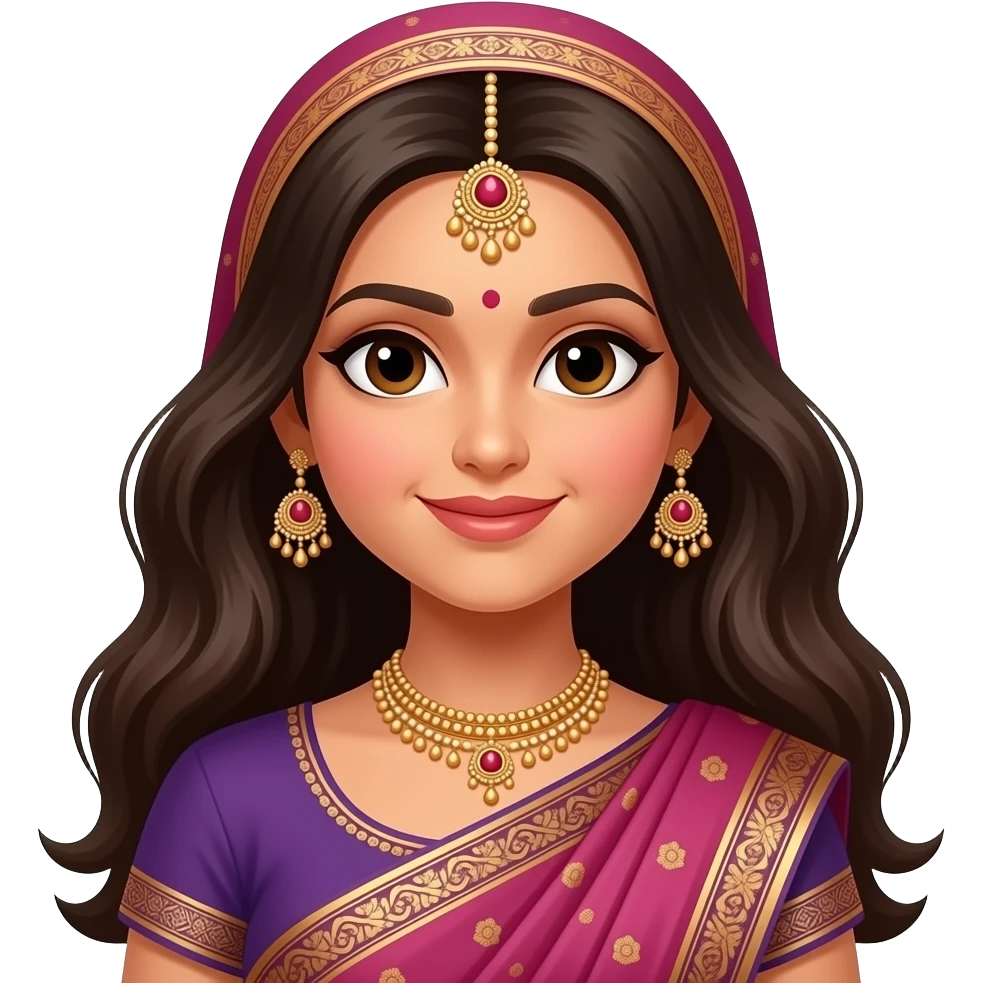Rajasthani smart women emoji