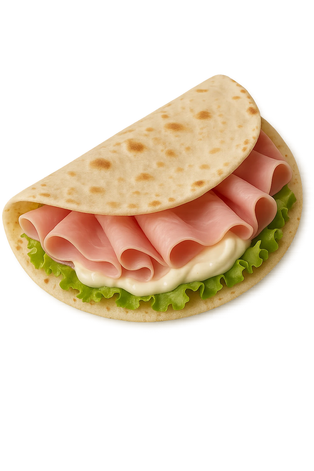 Piadina con Cotto Magro Maionese Light  emoji