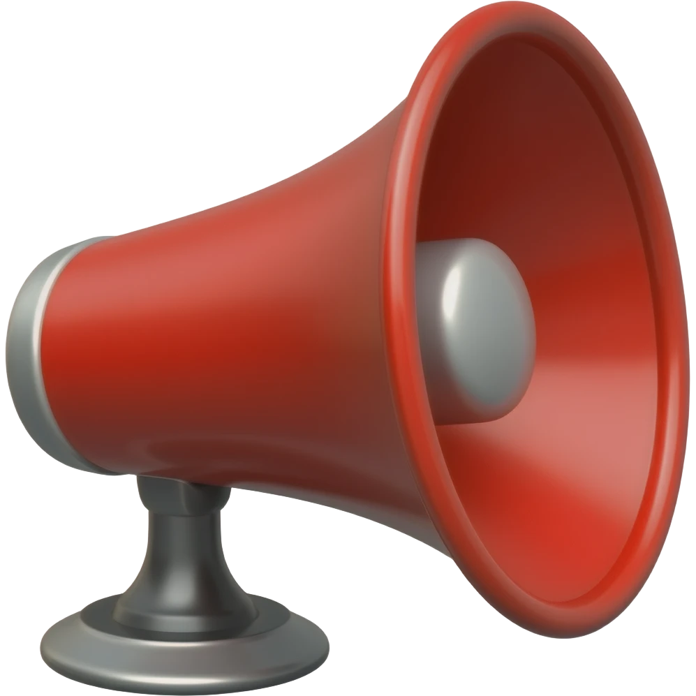 klaxon bout rouge emoji