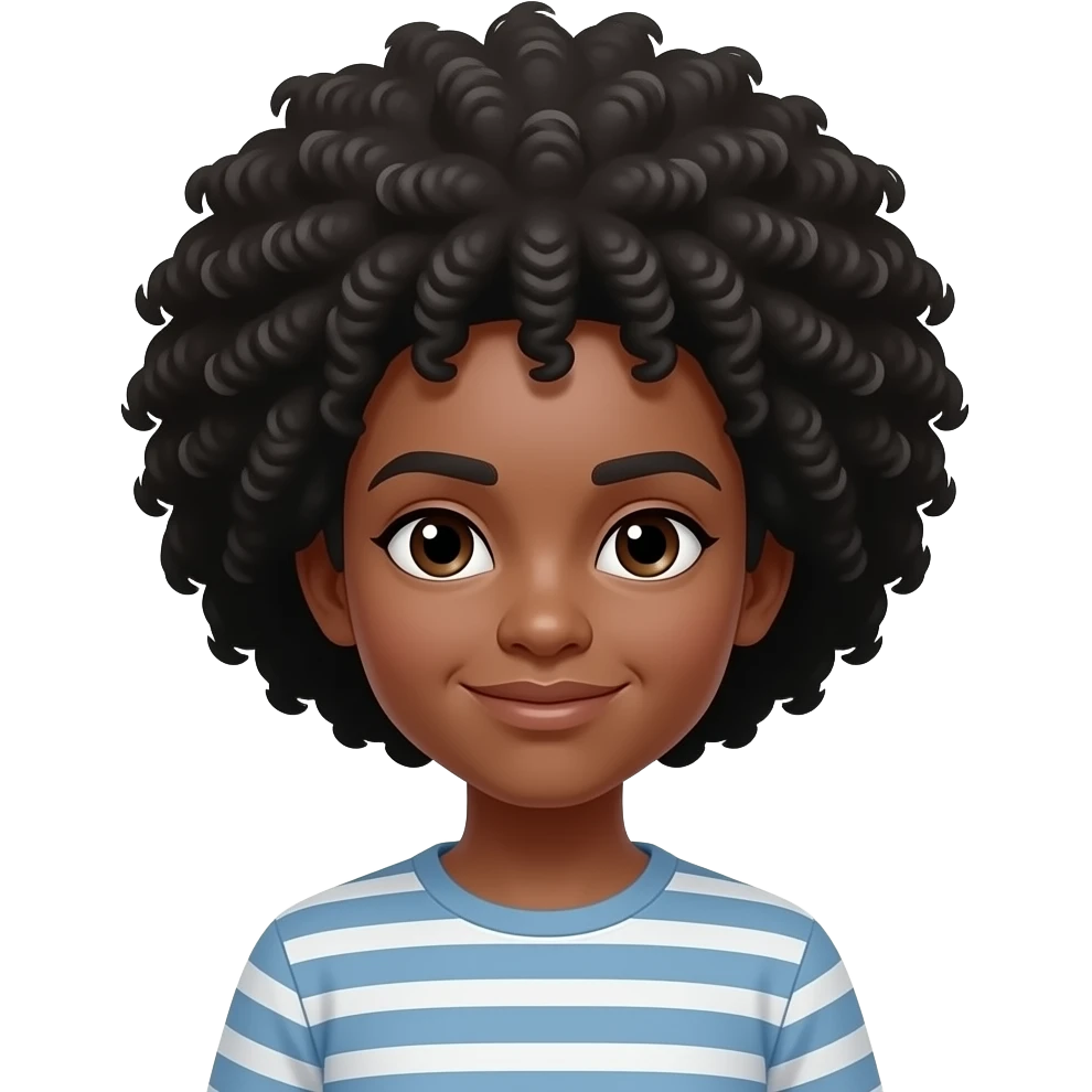 Afro emoji