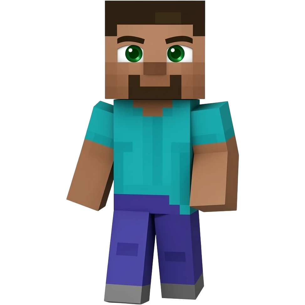 Mincraft steve emoji