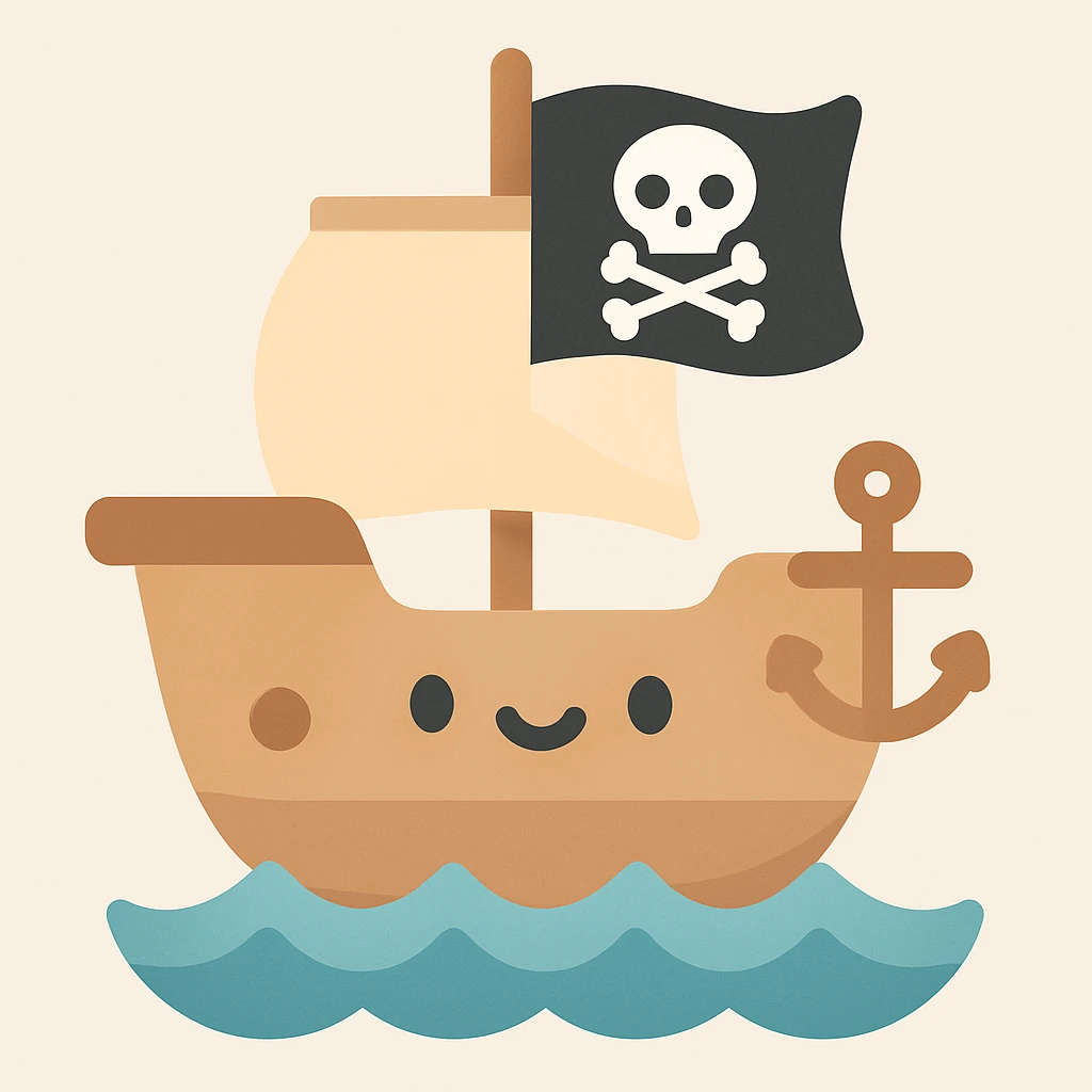 pirate ship emoji