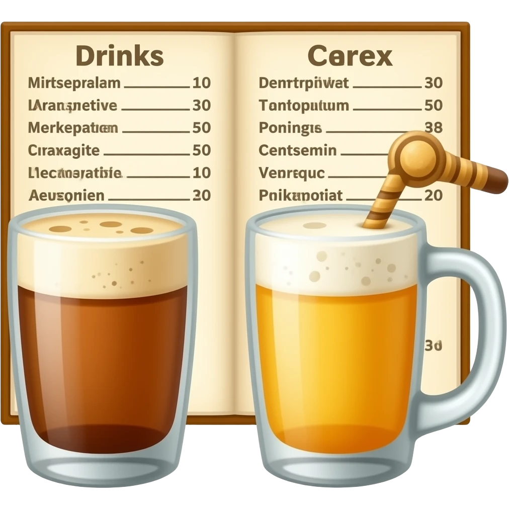 drinks menu emoji