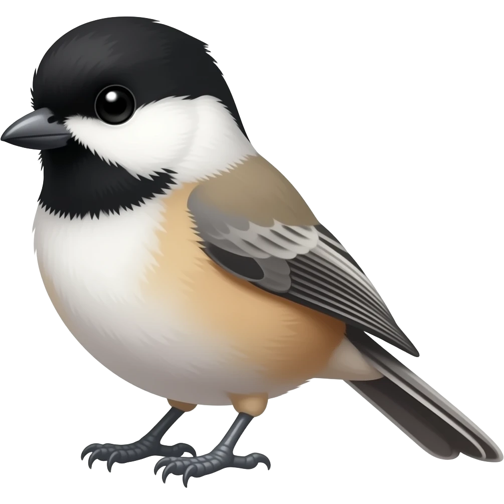 A chickadee emoji