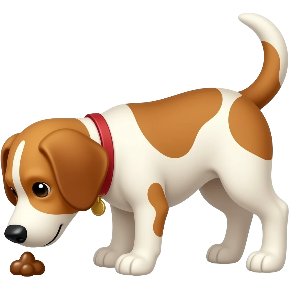 dog pooping bending over pooping dog emoji