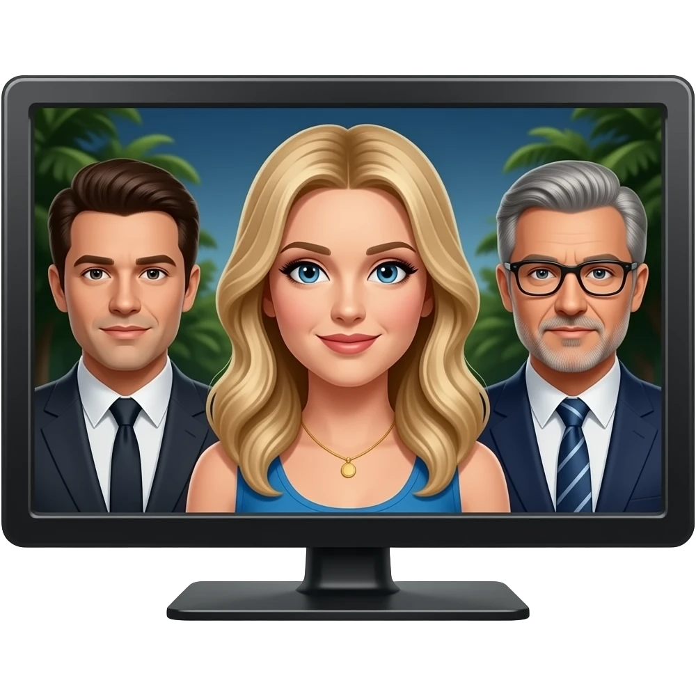 tv series on a tv emoji