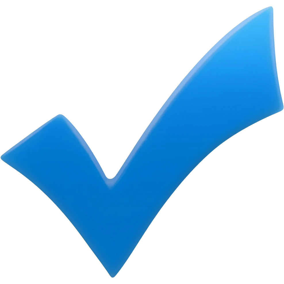 Verificado azul palomita emoji