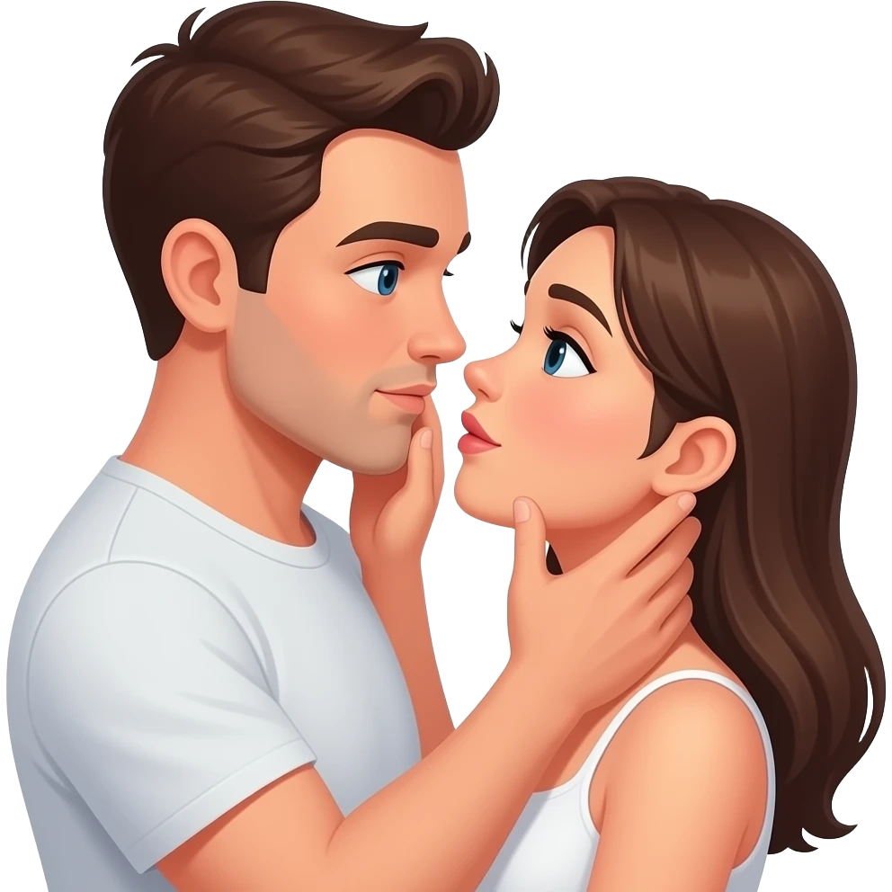 Man having sex with woman emoji